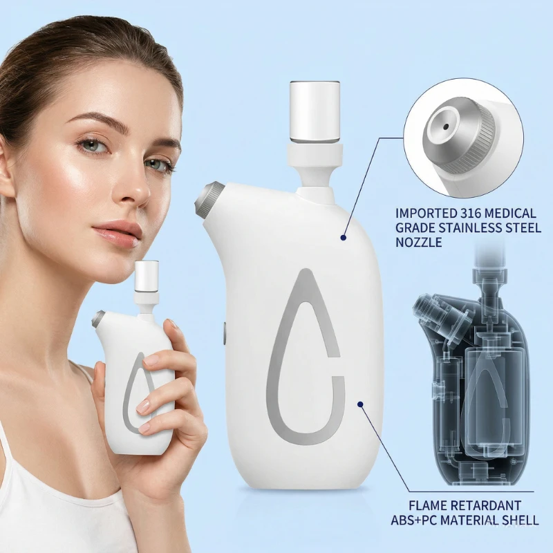 Face Steamer - Портативный нано-паровой увлажнитель для лица, профессиональное