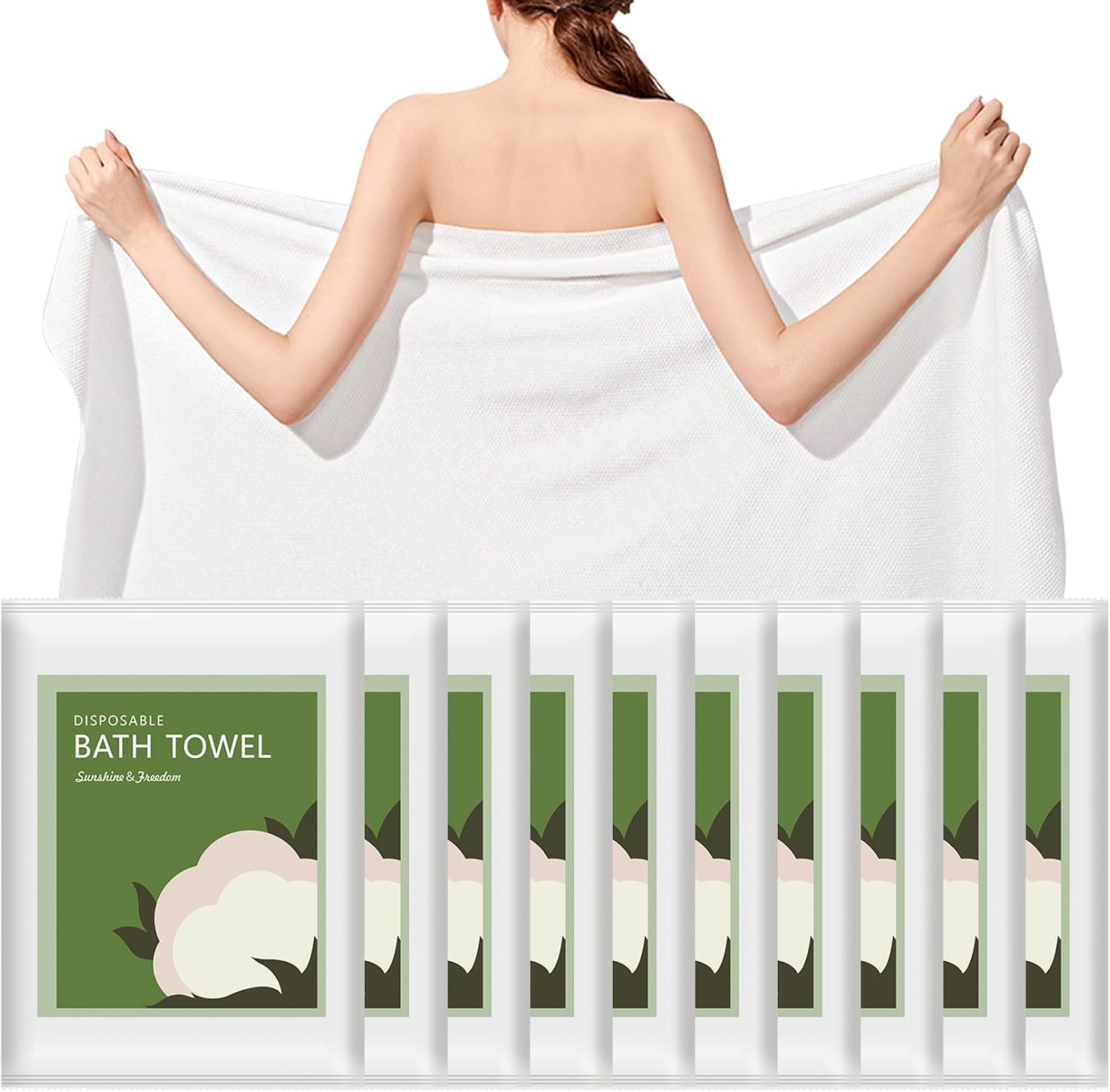 Spa Towel - Одноразовые банные полотенца, 10 шт., 55x27,5