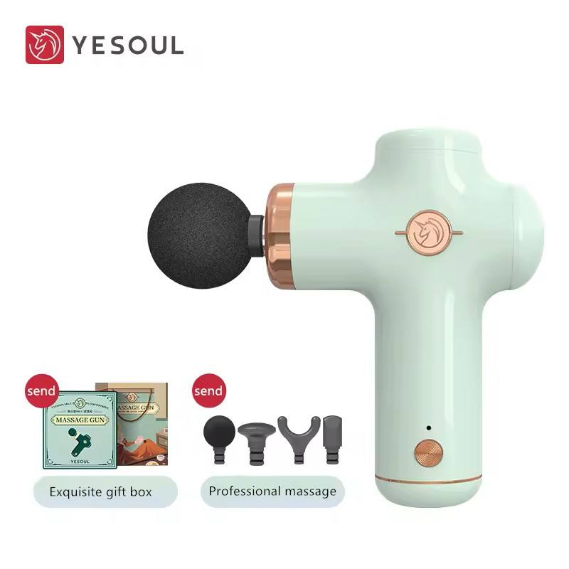 Портативный мини-массажер с 4  – обзор и цена Massage Gun