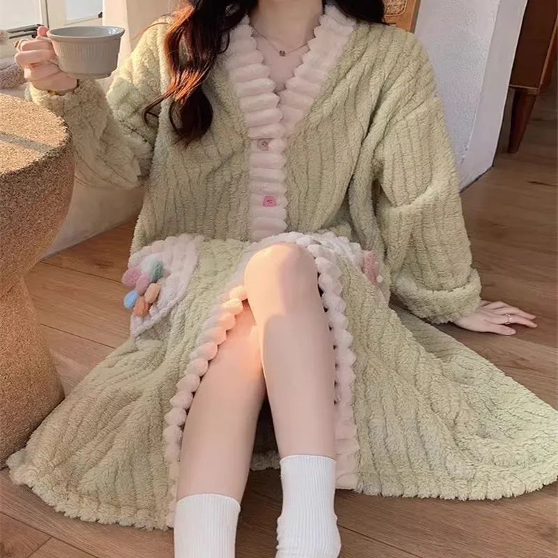 Женский утолщенный теплый хала – обзор и цена Bathrobe